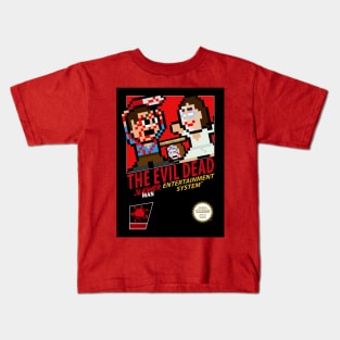 The Evil Dead Retro 8 Bit Gaming Kids T-Shirt